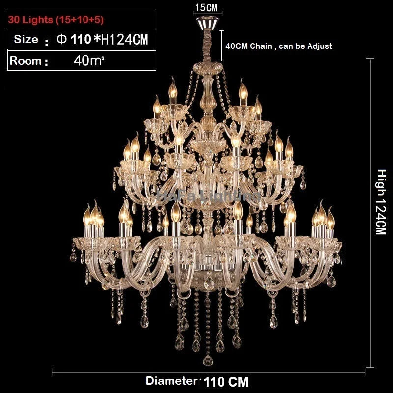 Staircase Tiered Chandelier