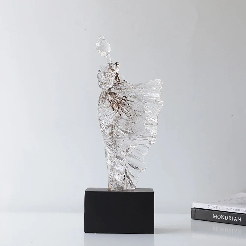 Lucite Body Form Statue