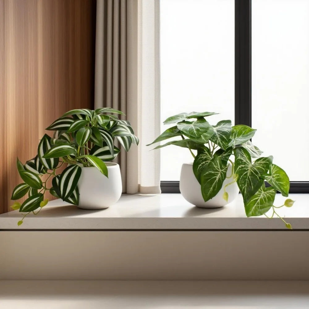 Artificial Foliage Plant Pot Bonsai
