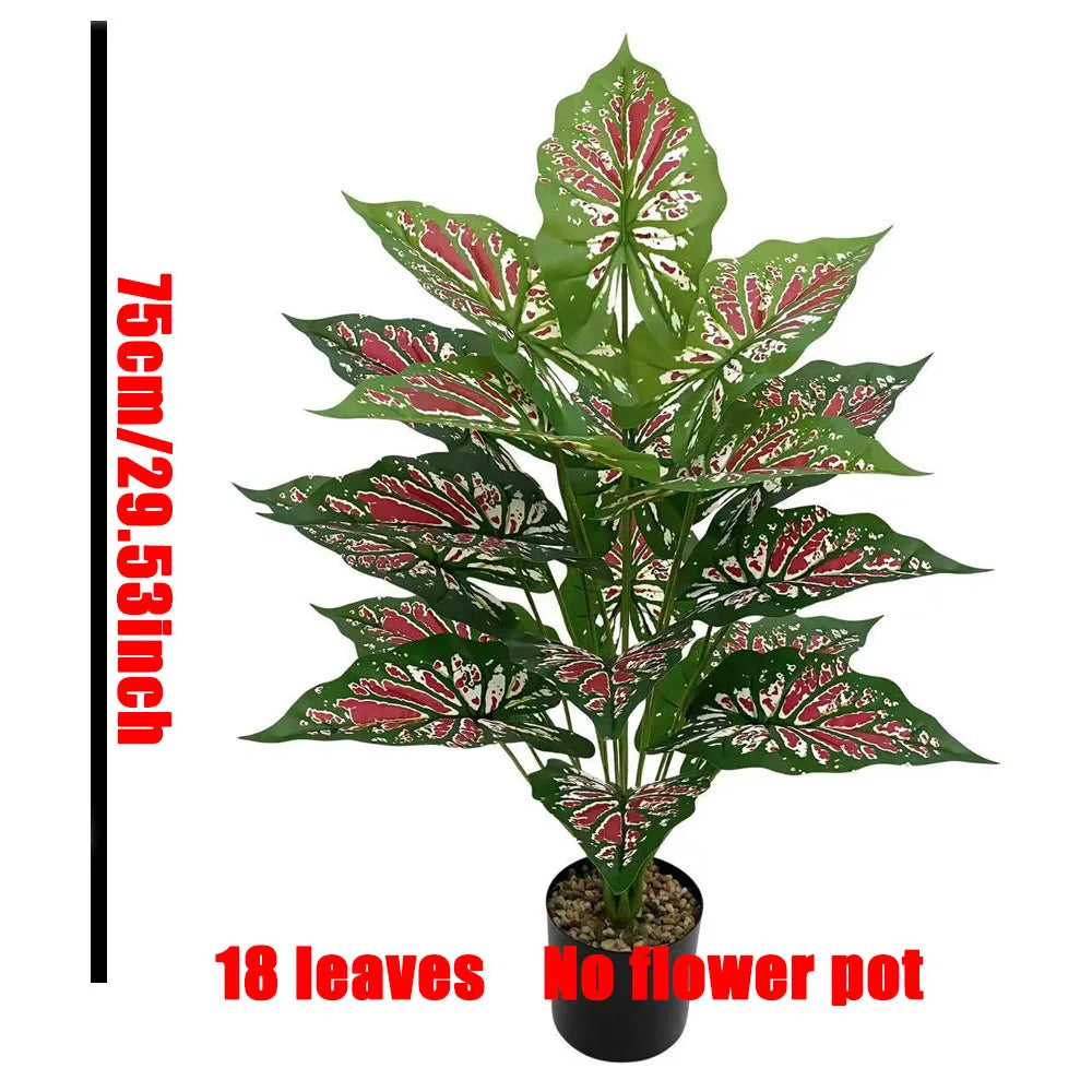 Leaves Artificial Green Fairy Taro