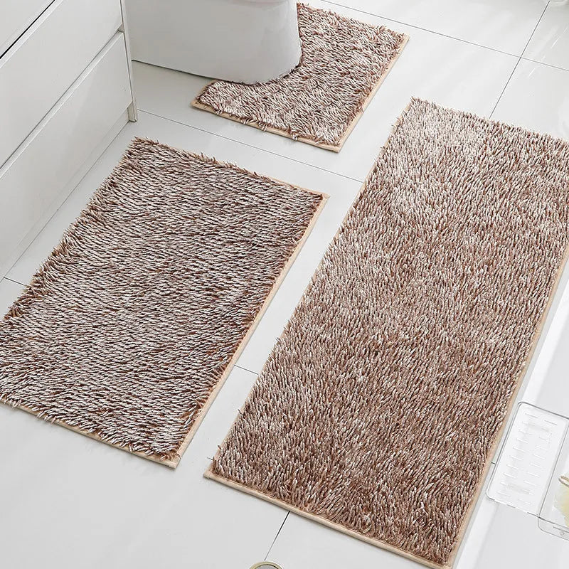 Chenille Bath Mat Set
