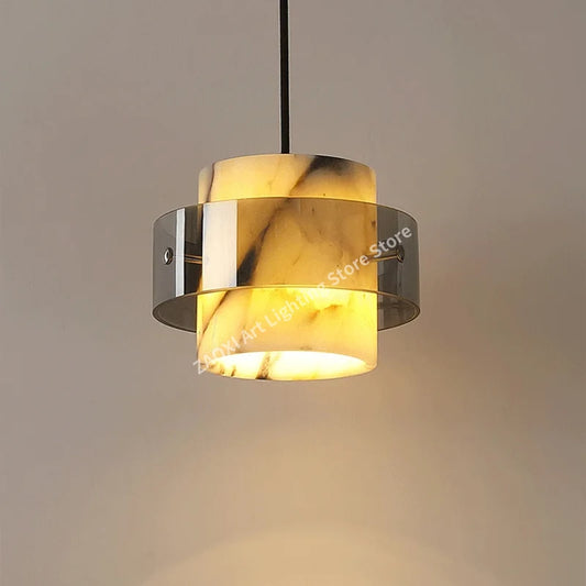Marble Pendant Lamp Natural Stone