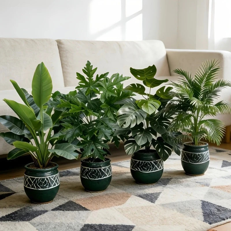 Areca Palm Leaf Quartet