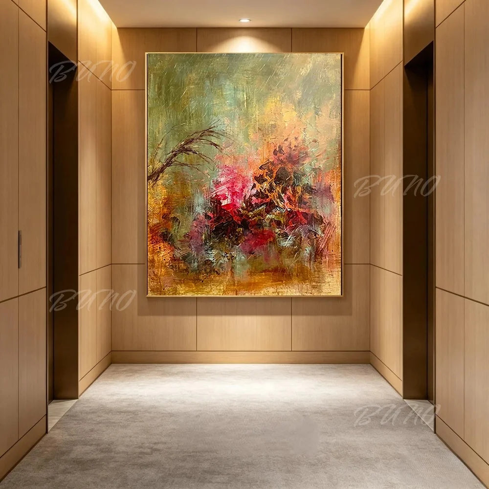 Impressionist Flowers Painting