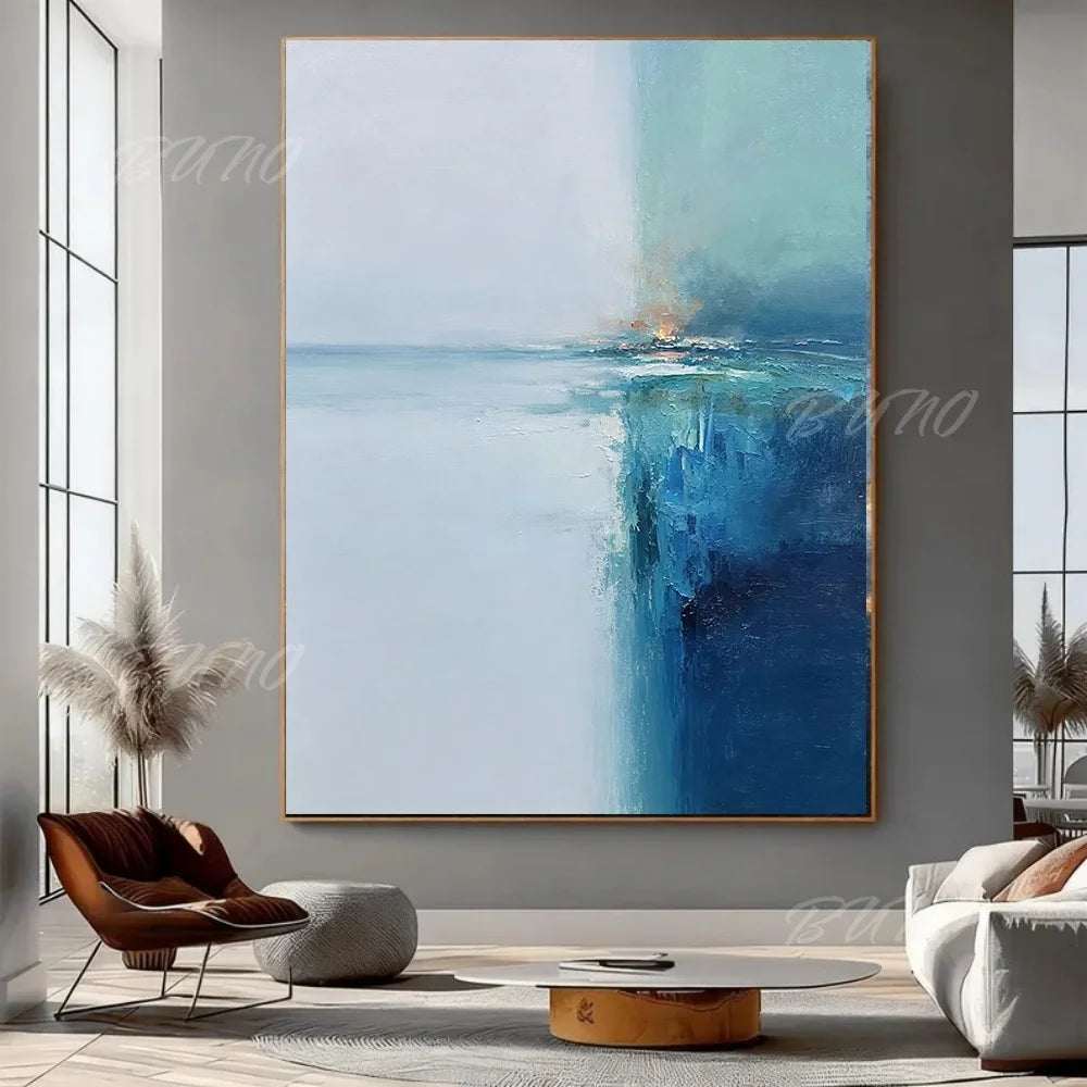 Textured Ocean Coastal Art