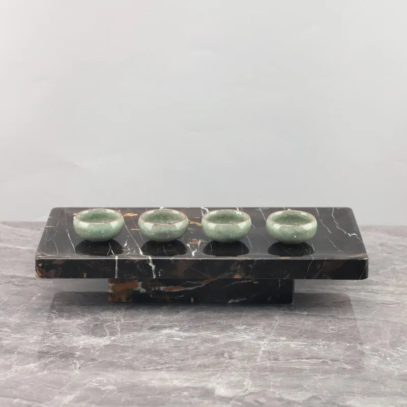 Marble Rectangular Tea Tray