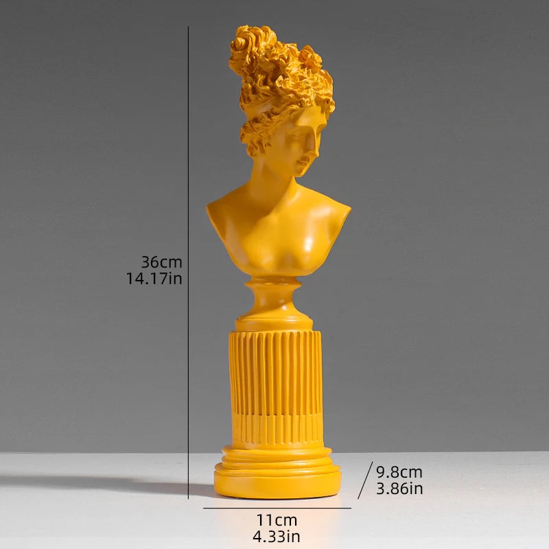 Nordic Goddess of Love Freyja Bust Statue