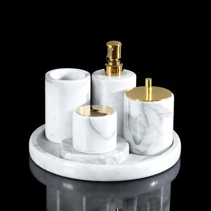 Marble Lotion Bottle Set
