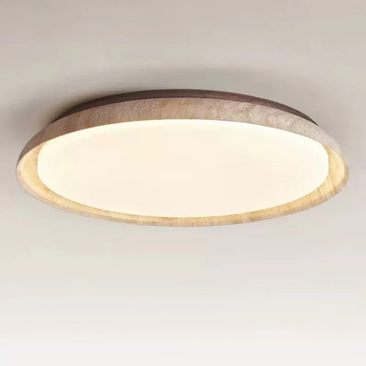 Yellow Cave Stone Ceiling Lamp