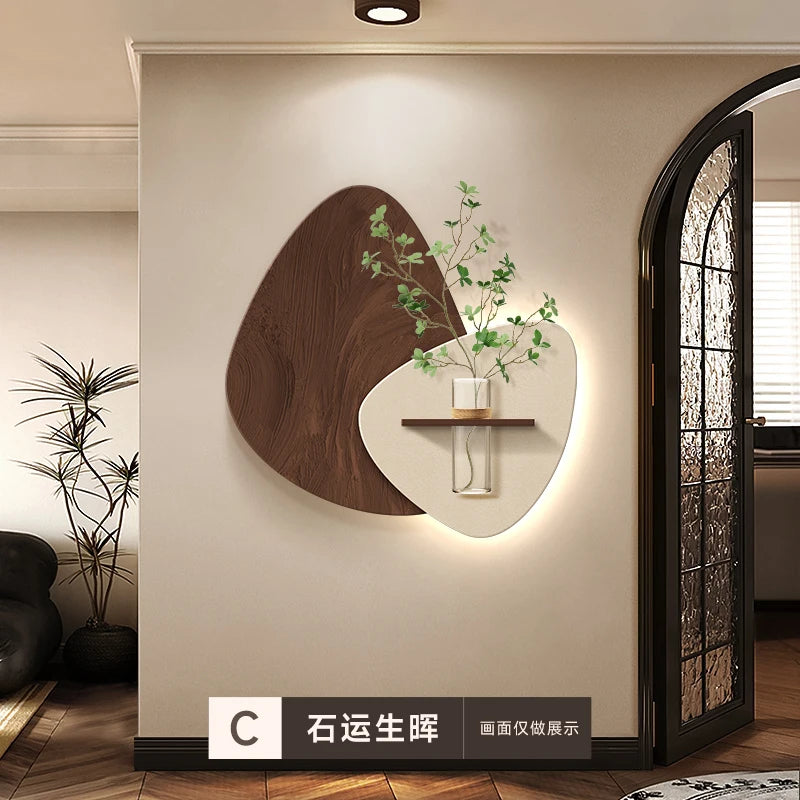 Green Plant Sandstone Mural