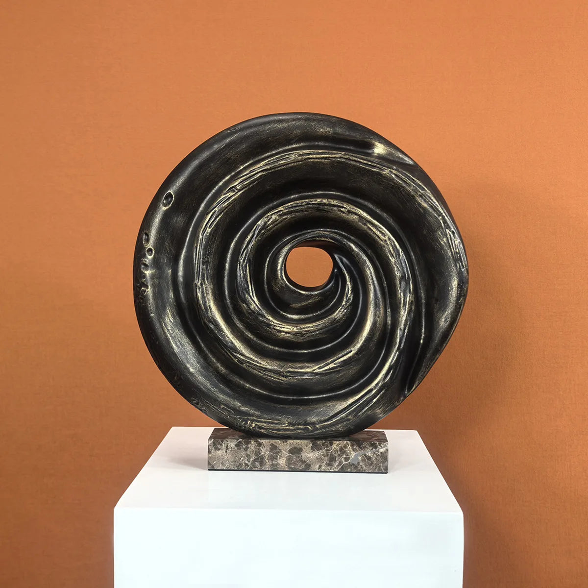 Marble Spiral Sculpture
