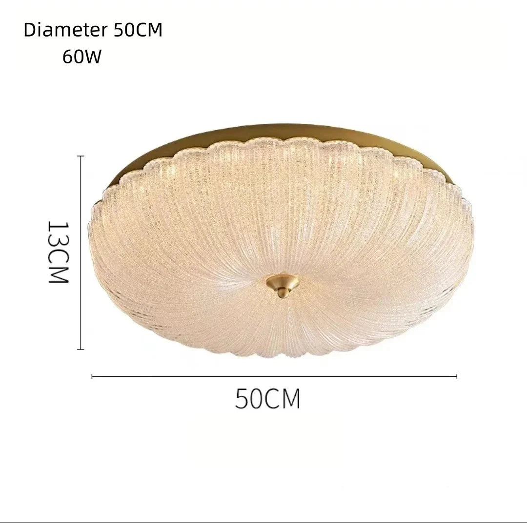 French Style Ceiling Light Cream