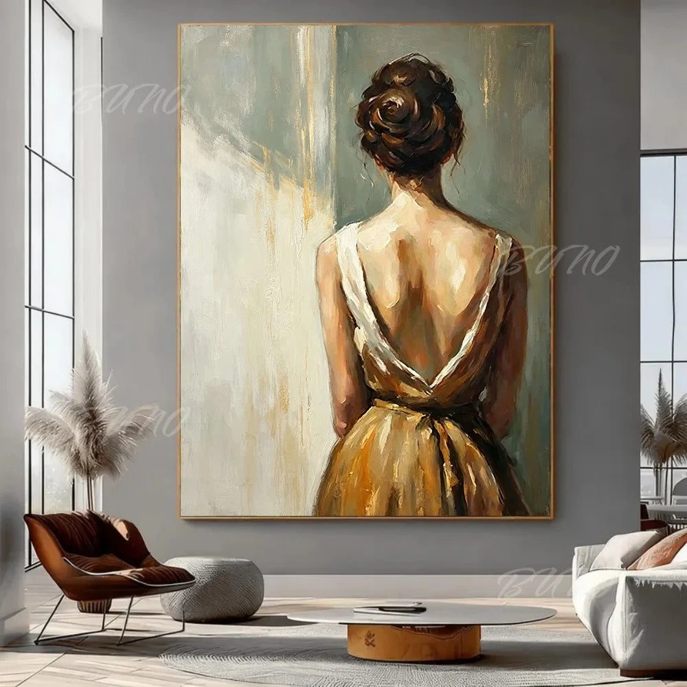 Palette Knife Dancer Art