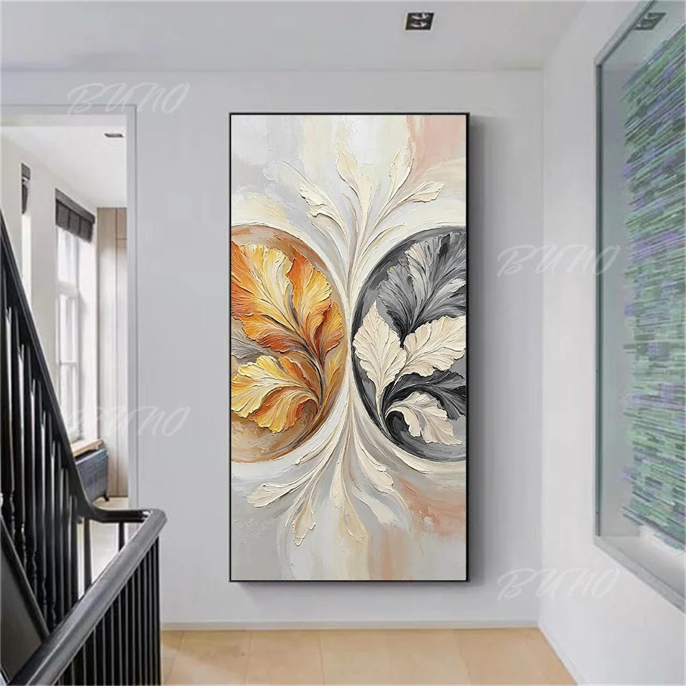 Luxury Gold Floral Painting