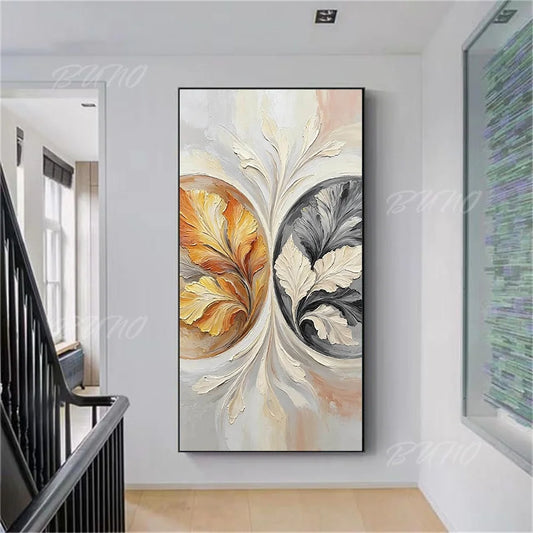 Luxury Gold Floral Painting