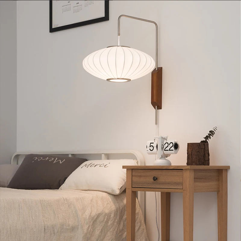 Modern Italian Silk Wall Lamp