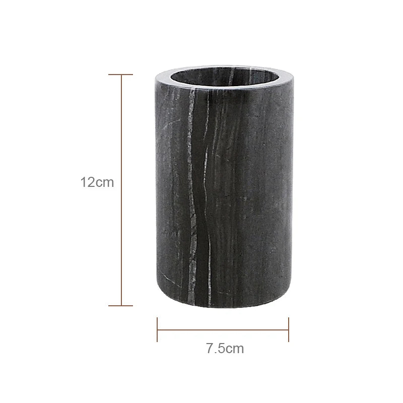 Tree Black Marble Bath Set
