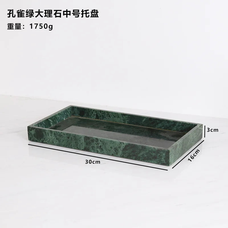 Square Marble Jewellery Tray