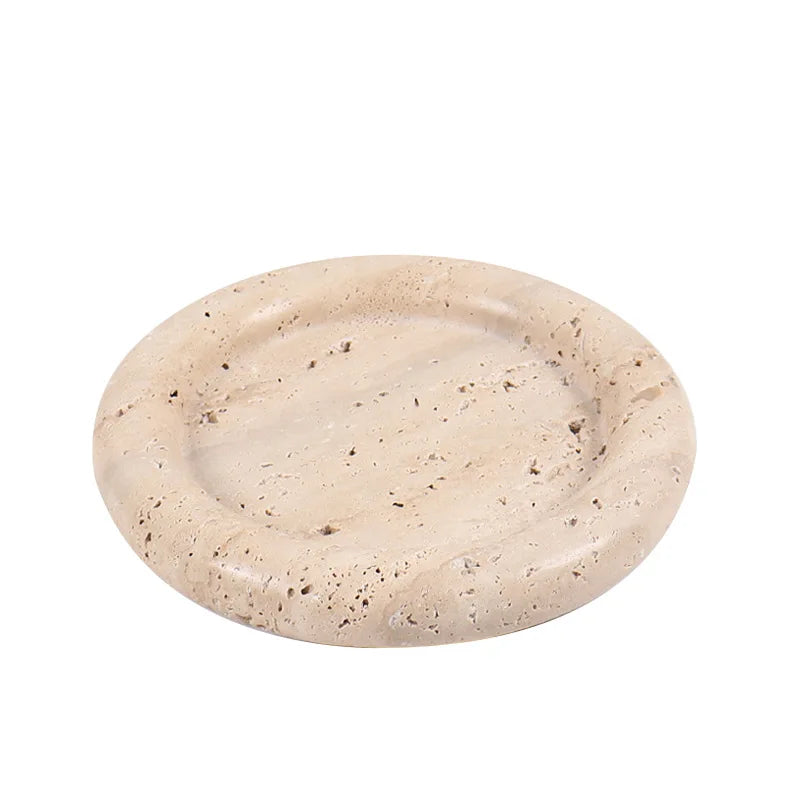 Marble Round Serving Plate
