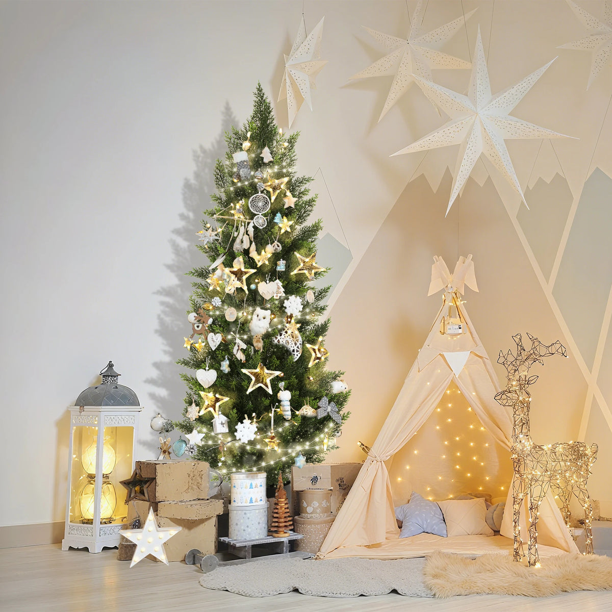 Artificial Cedar Topiary Tree Faux