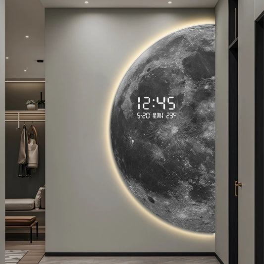 Planet Clock Mural