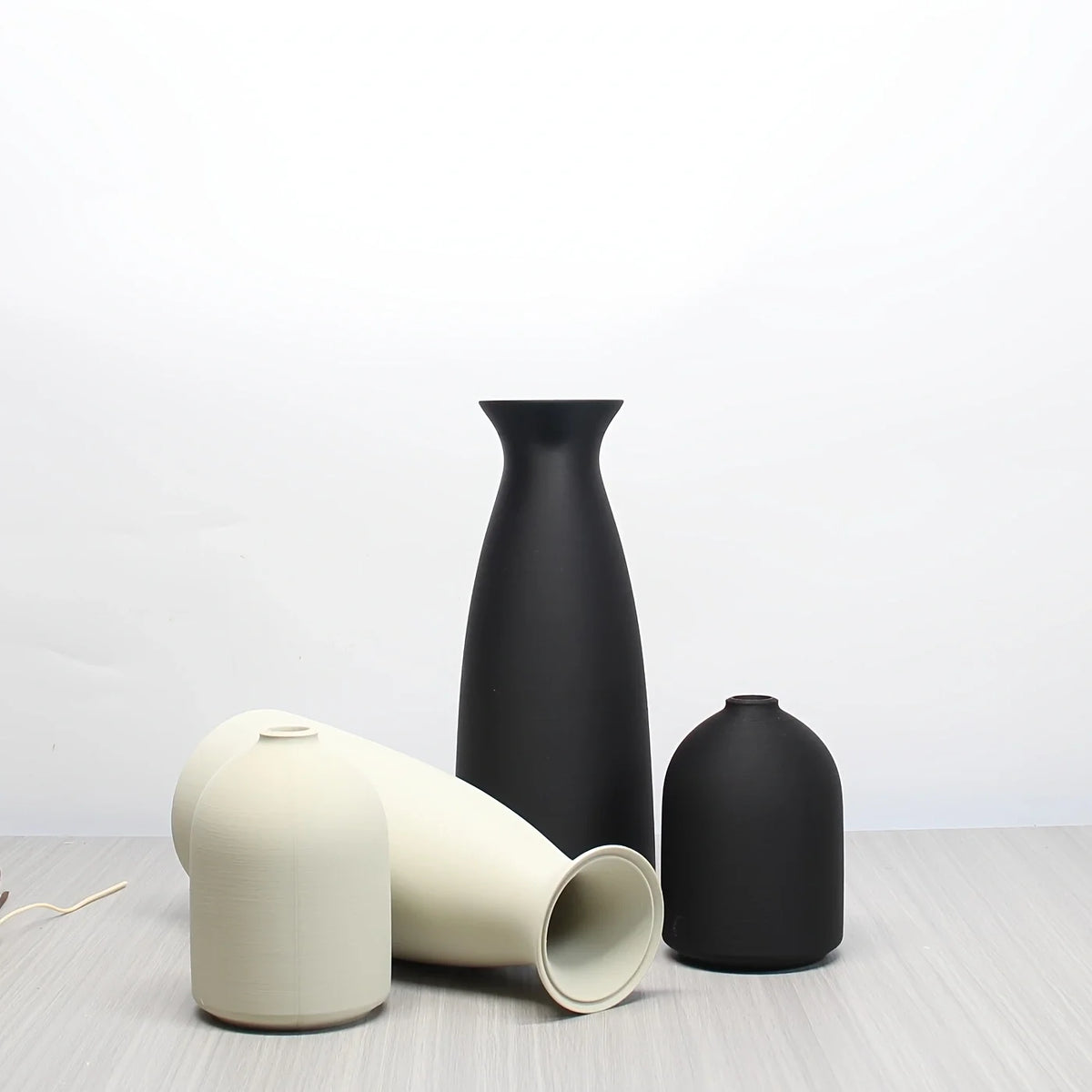 Dried Flower Vase Duo