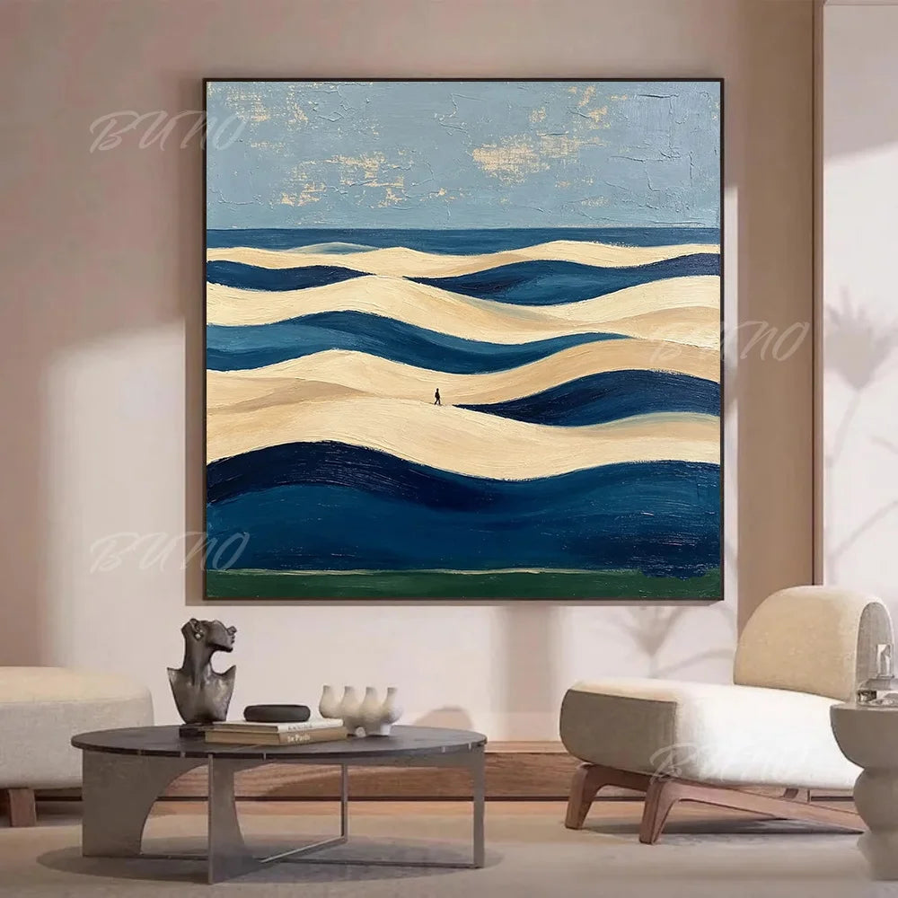Serene Ocean Landscape Art