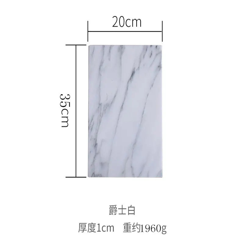 Nordic Marble Rectangular Tray