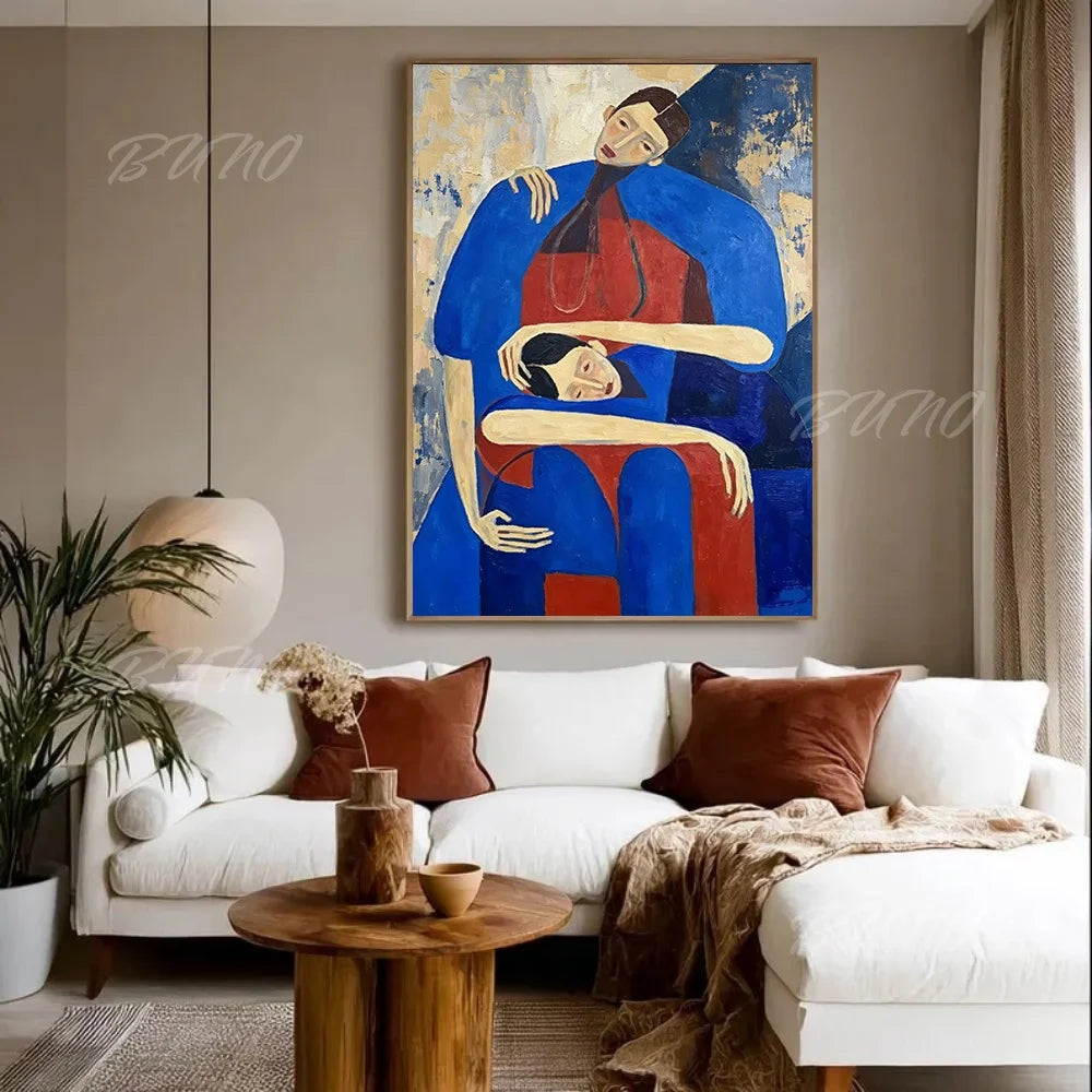 Art Deco Cubist Figure Art