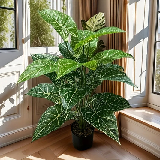 Leaves Artificial Green Fairy Taro