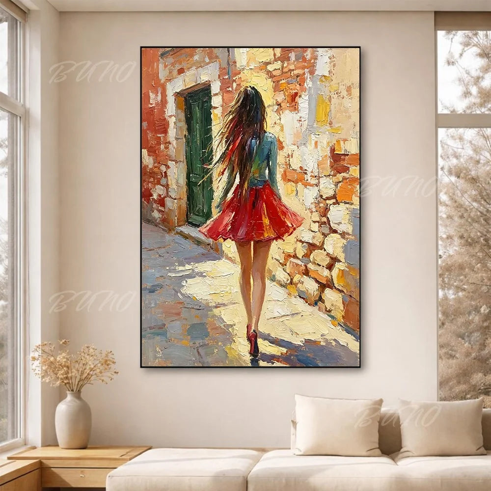 Figure Palette Knife Art