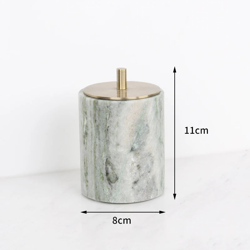 Emerald Green Natural Marble Bathroom Set