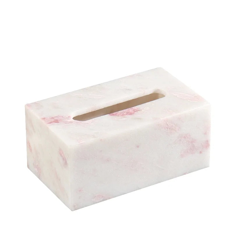 Minimalist Marble Tissue Box