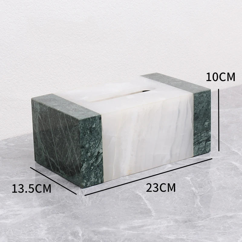 Natural Marble Napkin Tissue Box