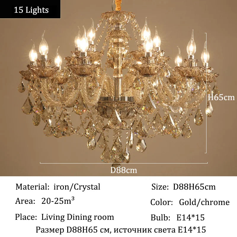 Villa Crystal Pendant Light