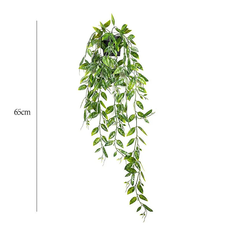 Artificial Hanging Plants Faux Eucalyptus