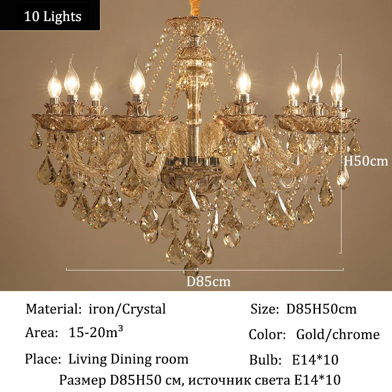 Villa Crystal Pendant Light