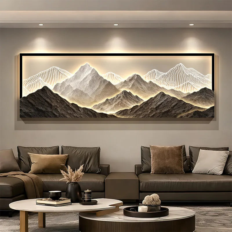 Mountain Backdrop Wall Light