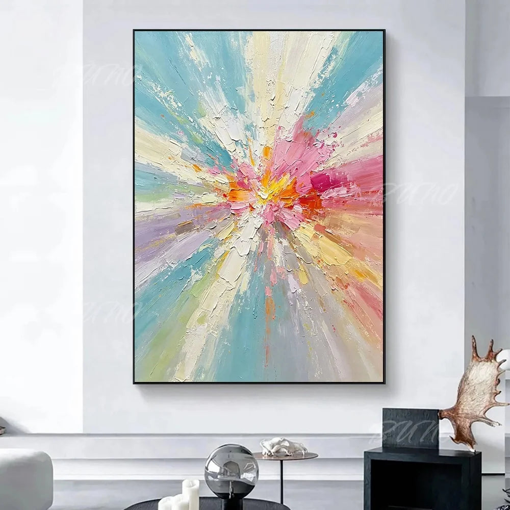 Thick Impasto Palette Painting
