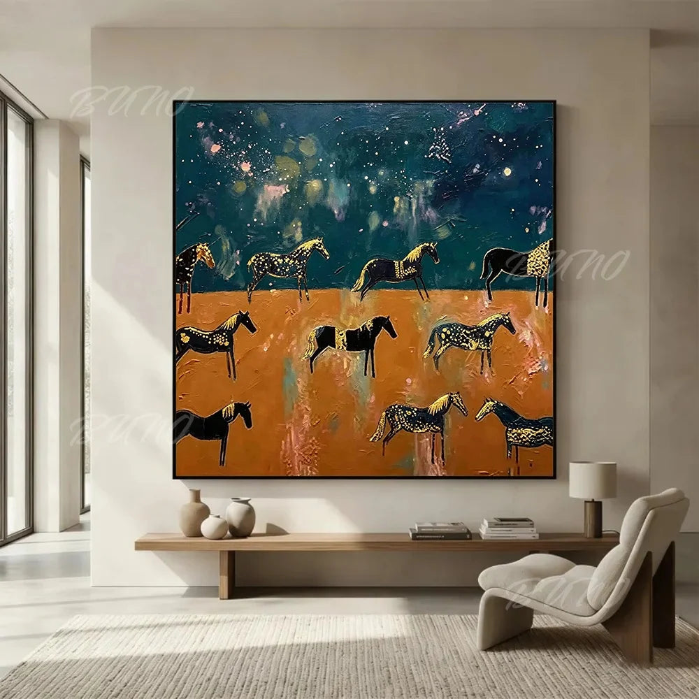 Modern Coastal Textured Painting
