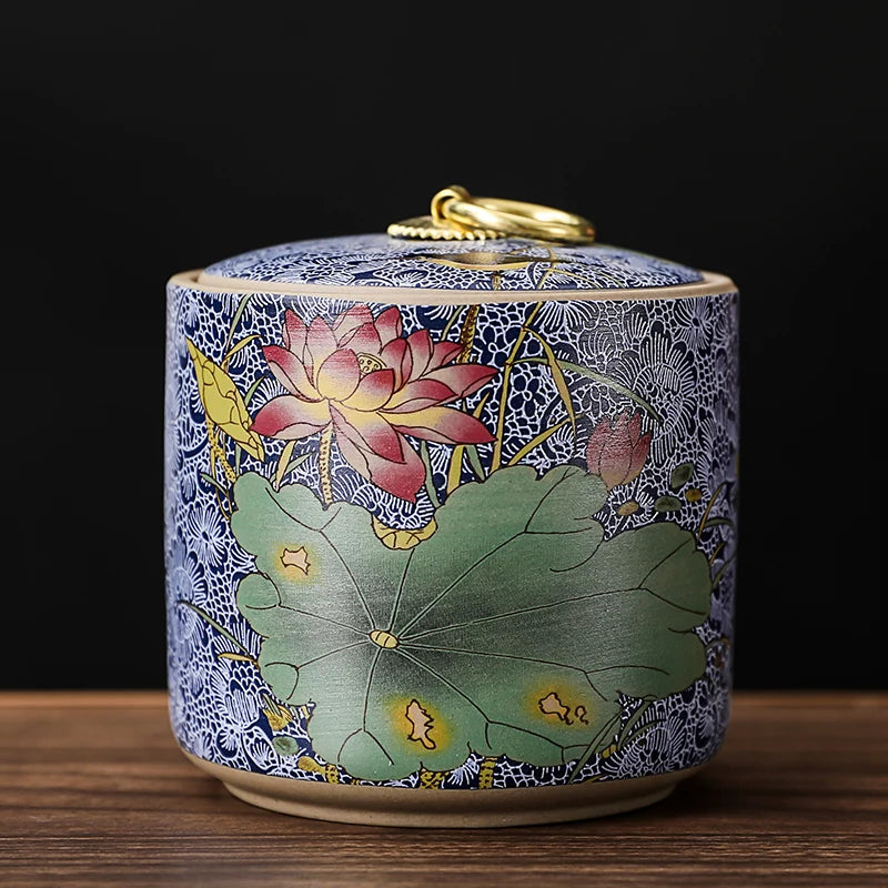 Ceramic Sealed Tea Jar