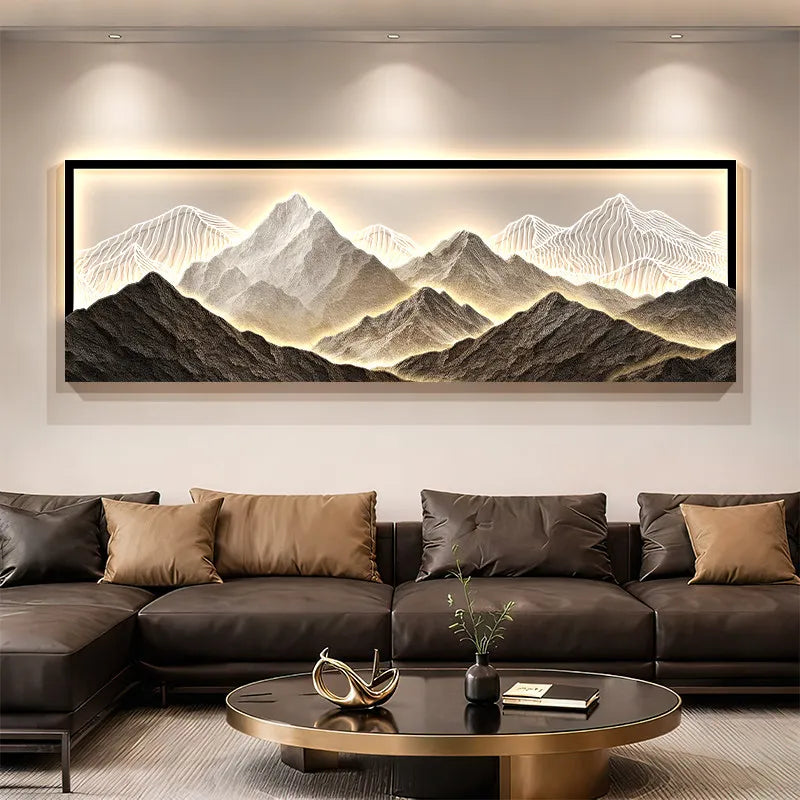 Mountain Backdrop Wall Light