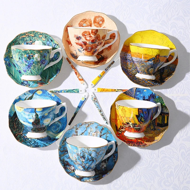 Van Gogh Art Mug Set