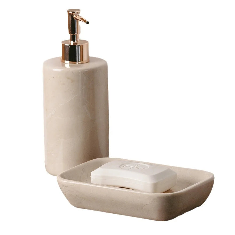 Marble Bath Set