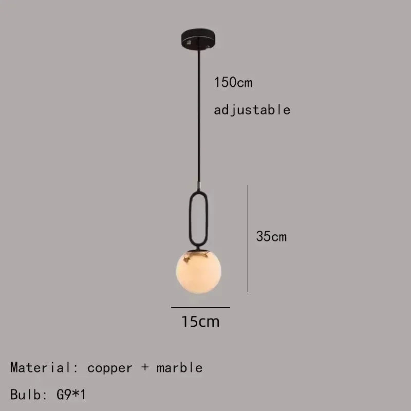 Modern Marble Pendant Light Spanish
