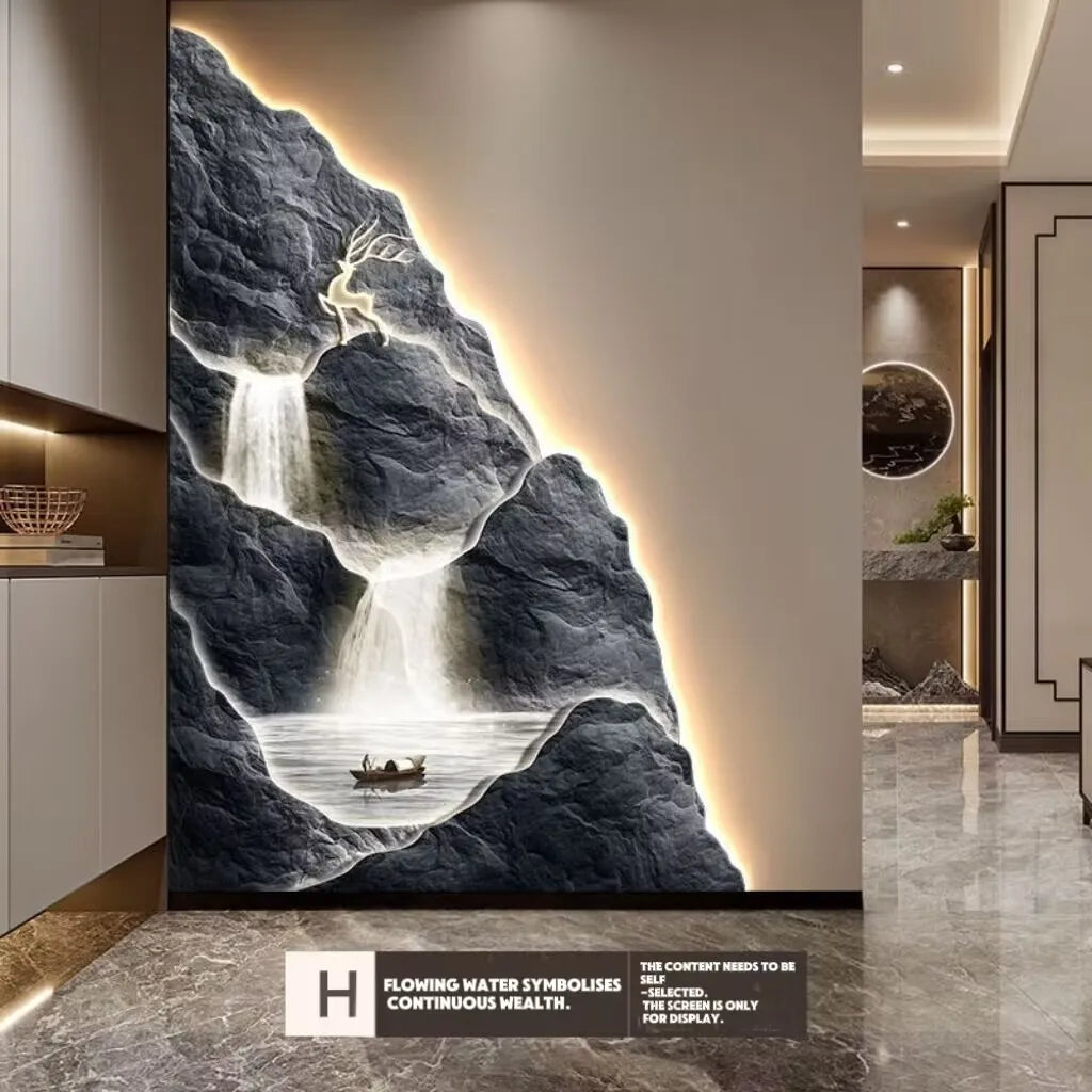 Flowing Wealth Corridor Mural