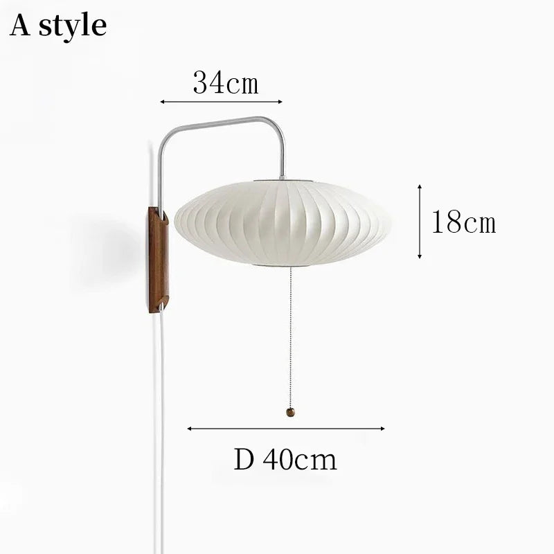Modern Italian Silk Wall Lamp