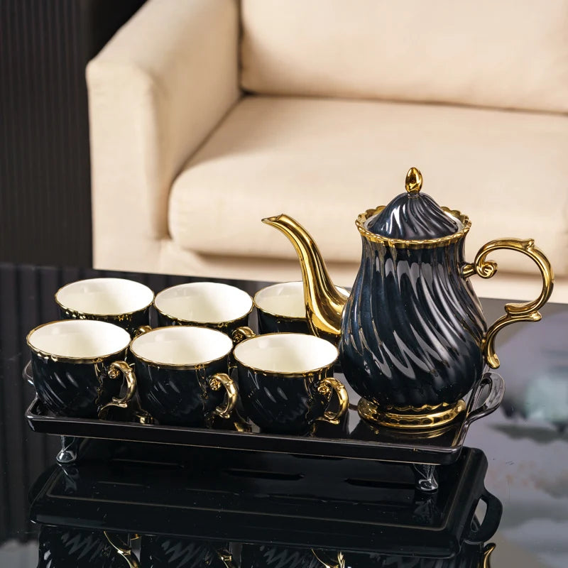 Coffee Cup and Tray Set