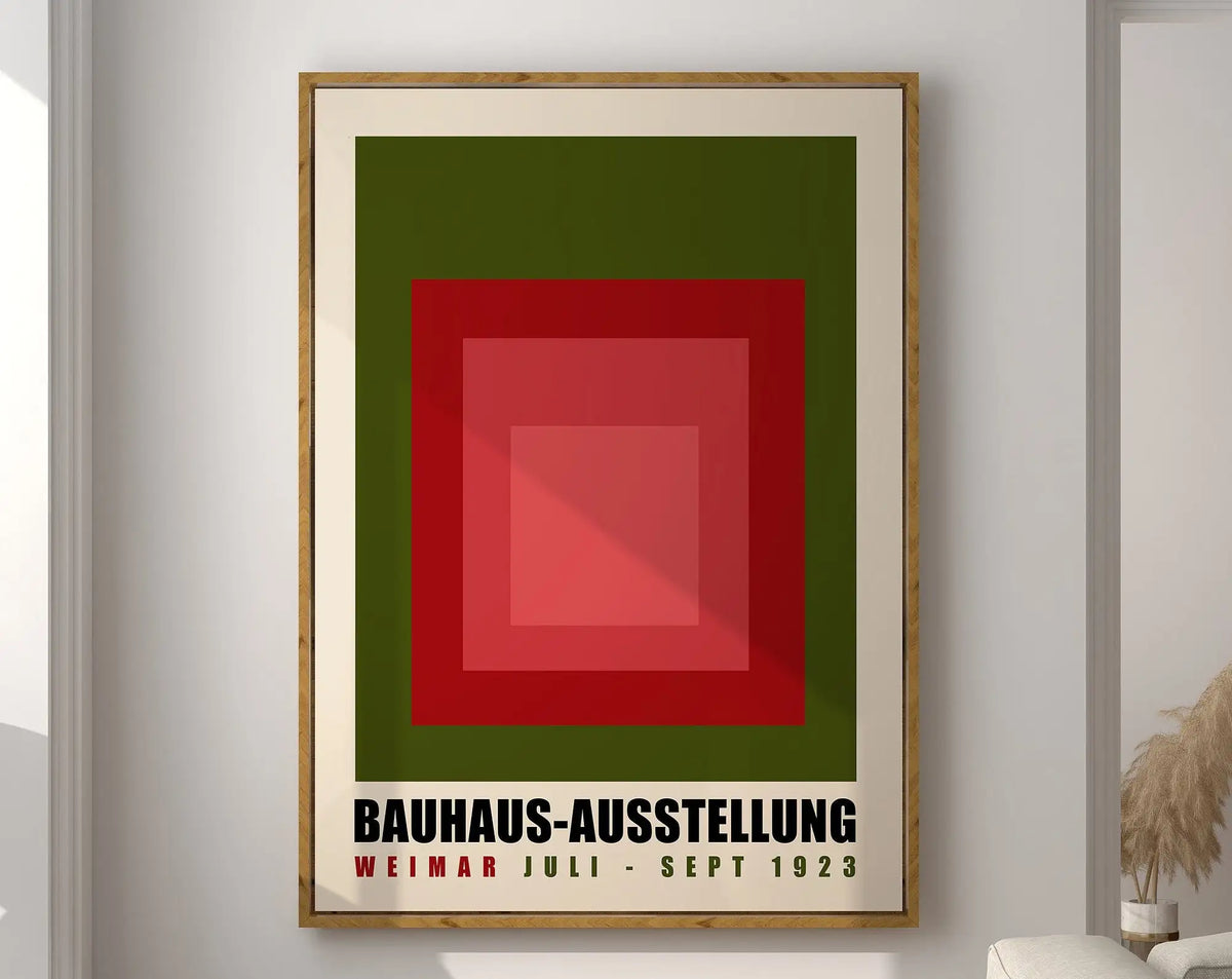 Bauhaus Geometric Poster