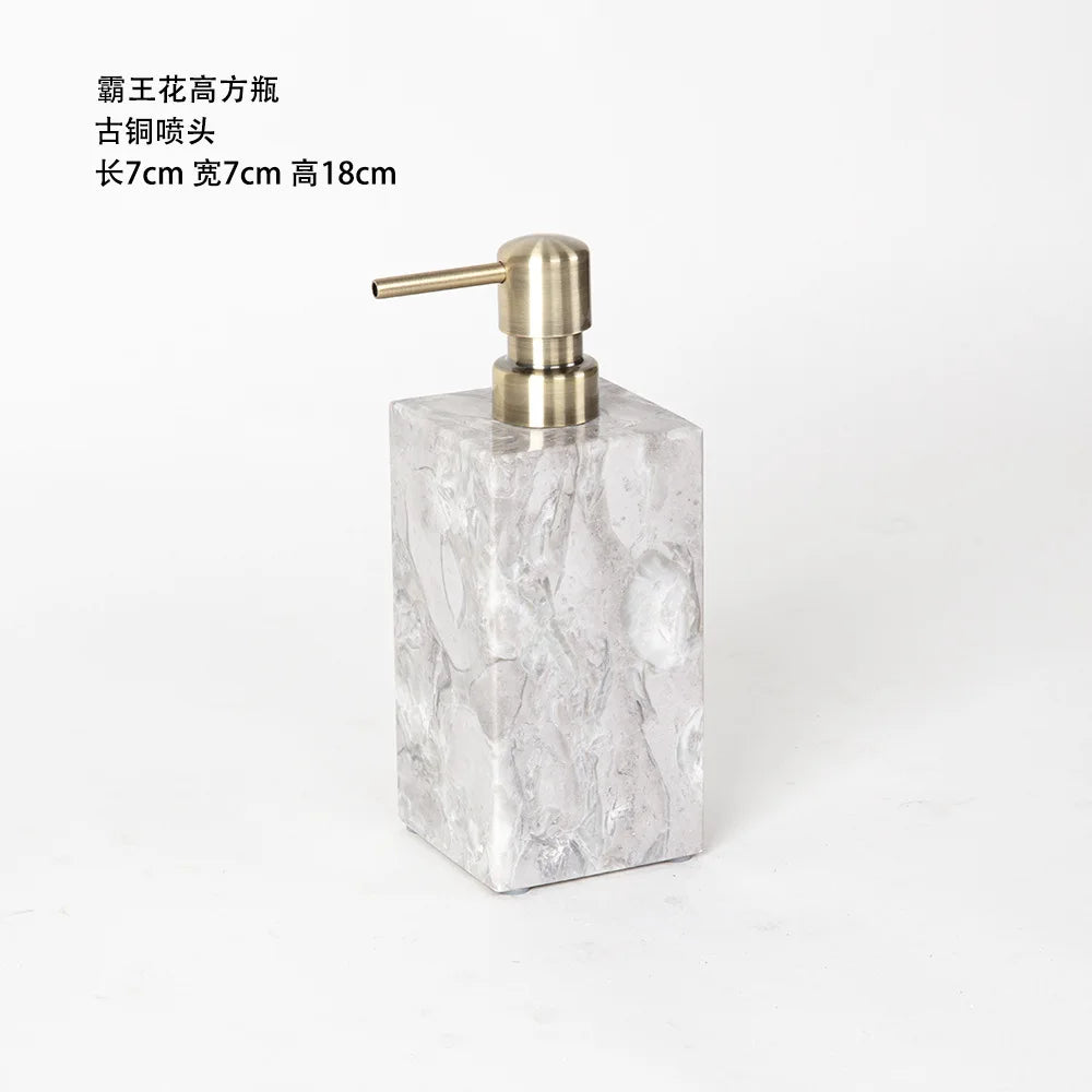 Pitaya Flower Marble Vanity Set
